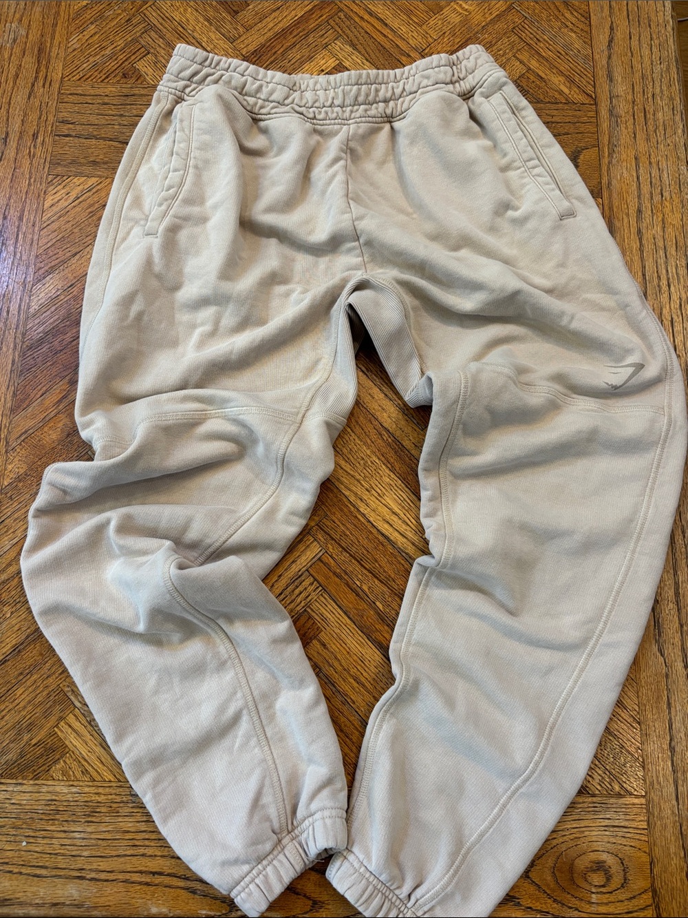 Gymshark Beige/Taupe Men's Joggers